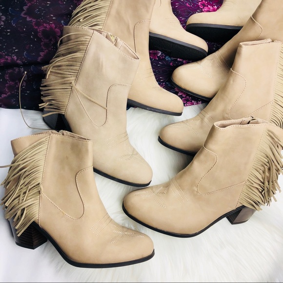 Fringe Side Watson Booties - Picture 6 of 6